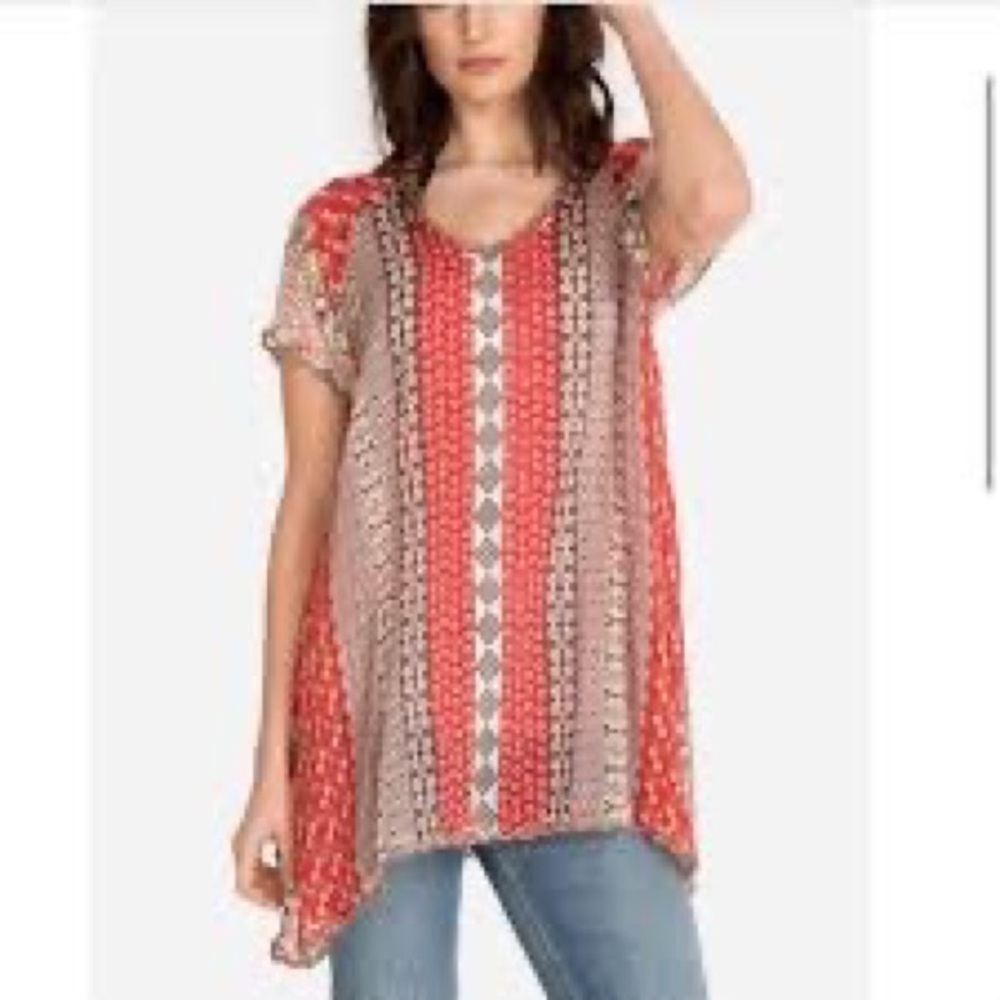 Johnny Was colorful shirt tunic | size small